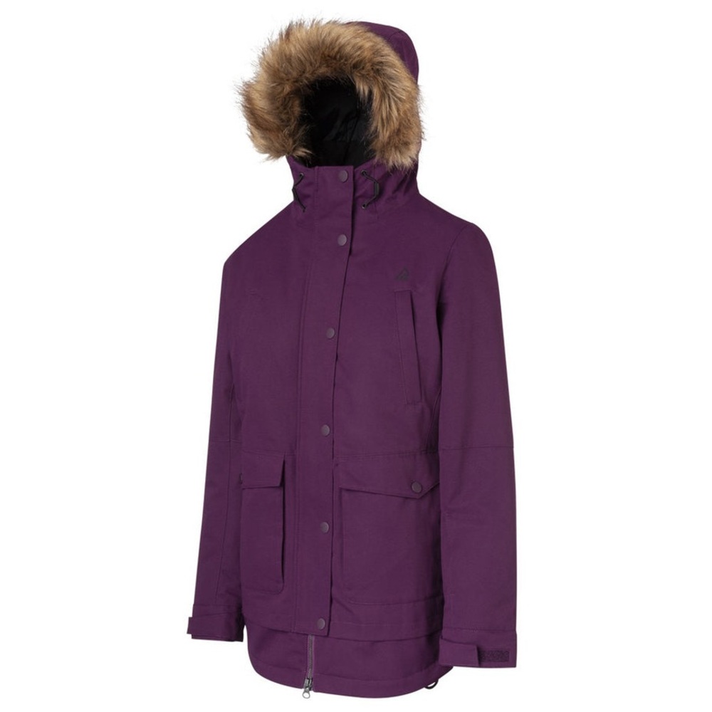 New Ripzone Woman’s Eden Insulated Jacket purple winter snow warm jacket size L